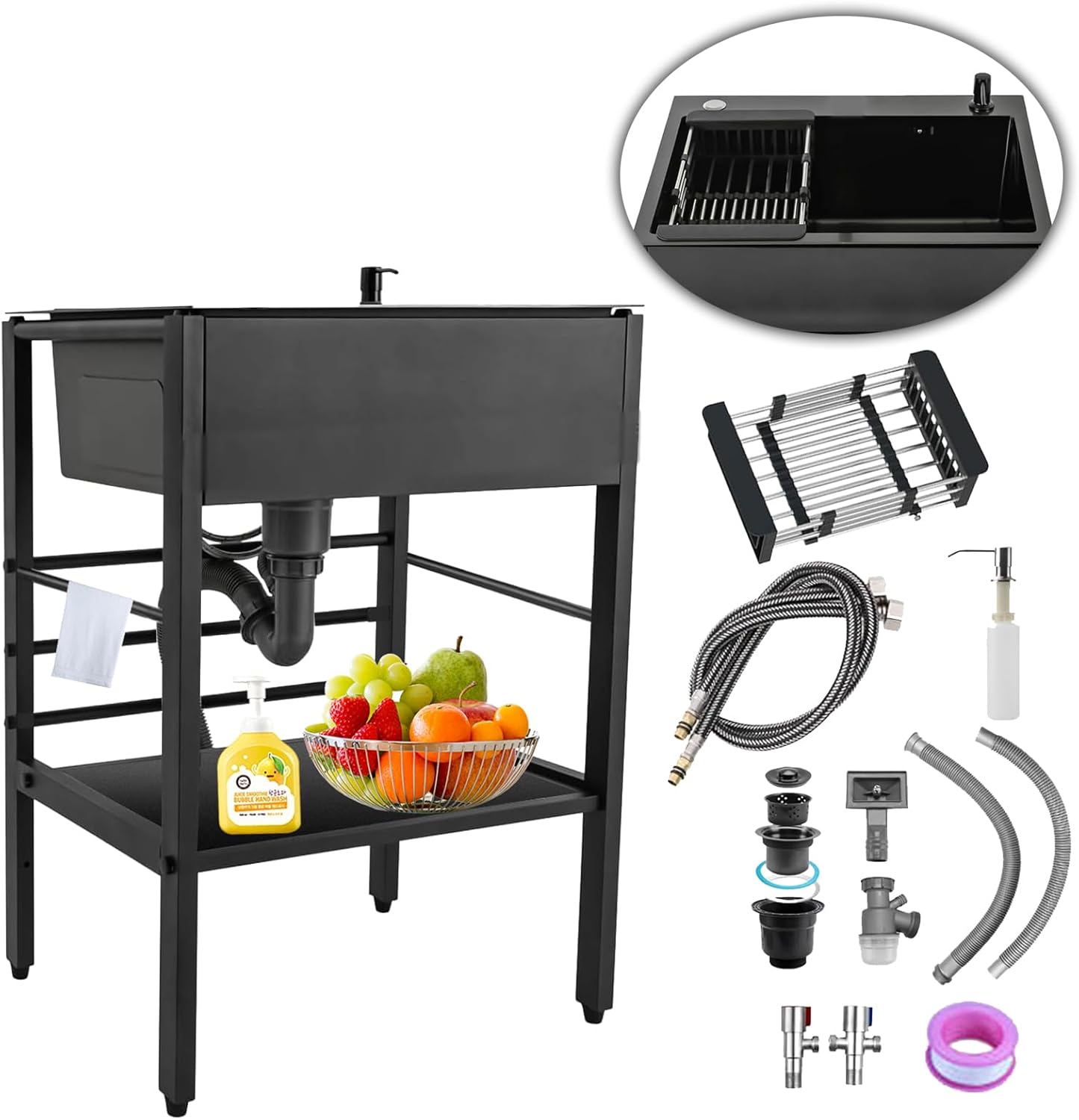 83 冷蔵庫 AQUA 355ℓ 大型 ファミリー 4ドア 自動製氷 設置無料 タイプ